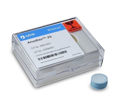 Whatman Anodisc 圆形膜，带支撑环