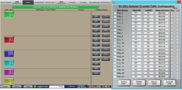 Setpoint Table设置